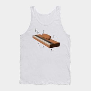 Aesthetic piano Tank Top